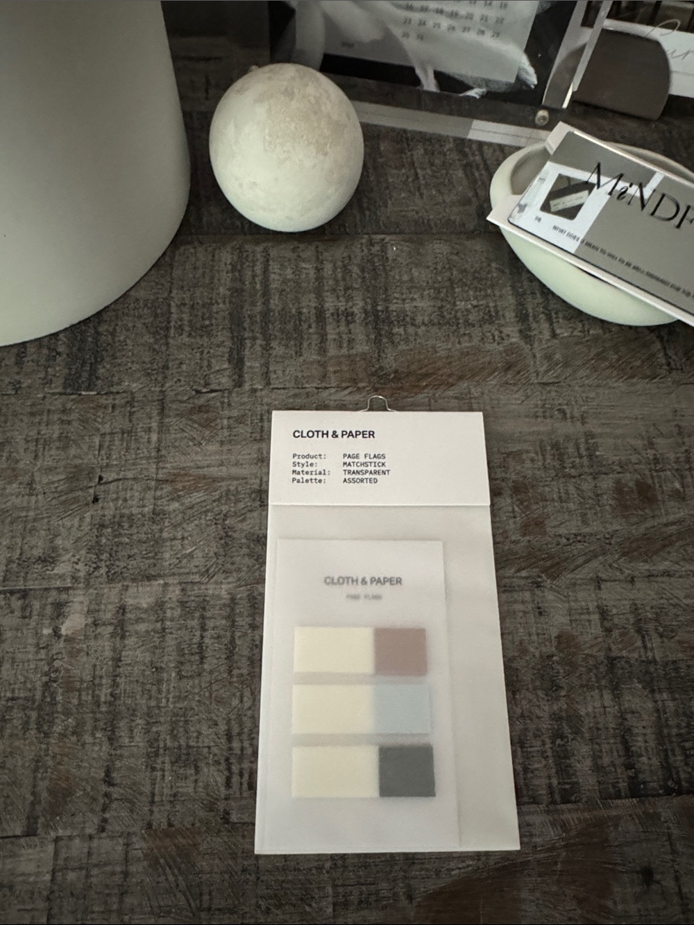 Cloth & Paper Page Flags | Assorted
